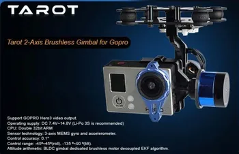 Promotion+Free Shipping New 2-axis Brushless Gimbal for Gopro 2 / 3 with Gyro TL68A00 Tarot 2-TD FPV Camera Brushless Gimbal
Promotion+Free Shipping New 2-axis Brushless Gimbal for Gopro 2 / 3 with Gyro TL68A00 Tarot 2-TD FPV Camera Brushless Gimbal