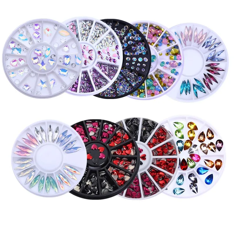 UR SUGAR Colorful Rhinestone 3D Nail Art Decoration in Wheel Multi-size Opal Crystal Manicure DIY Nail Art Accessories DIY
UR SUGAR Colorful Rhinestone 3D Nail Art Decoration in Wheel Multi-size Opal Crystal Manicure DIY Nail Art Accessories DIY