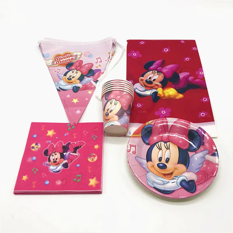 Minnie Mouse Disney Cartoon Cup+Plate+Napkin+Tablecover Wedding Festival Banners Kid Birthday Party Decoration Supply 47Pcs/lot
Minnie Mouse Disney Cartoon Cup+Plate+Napkin+Tablecover Wedding Festival Banners Kid Birthday Party Decoration Supply 47Pcs/lot