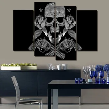 Canvas Painting Framework For Living Room Wall Art Home Decor 4 Piece/1 Pcs Skull Gangsters Modular Picture HD Print Poster 
Canvas Painting Framework For Living Room Wall Art Home Decor 4 Piece/1 Pcs Skull Gangsters Modular Picture HD Print Poster