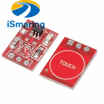 Official iSmaring 3pcs TTP223 Touch Key Switch Module Touching Button Capacitive Switches Self-Locking/No-Locking Jog 2.5-5.5V
Official iSmaring 3pcs TTP223 Touch Key Switch Module Touching Button Capacitive Switches Self-Locking/No-Locking Jog 2.5-5.5V