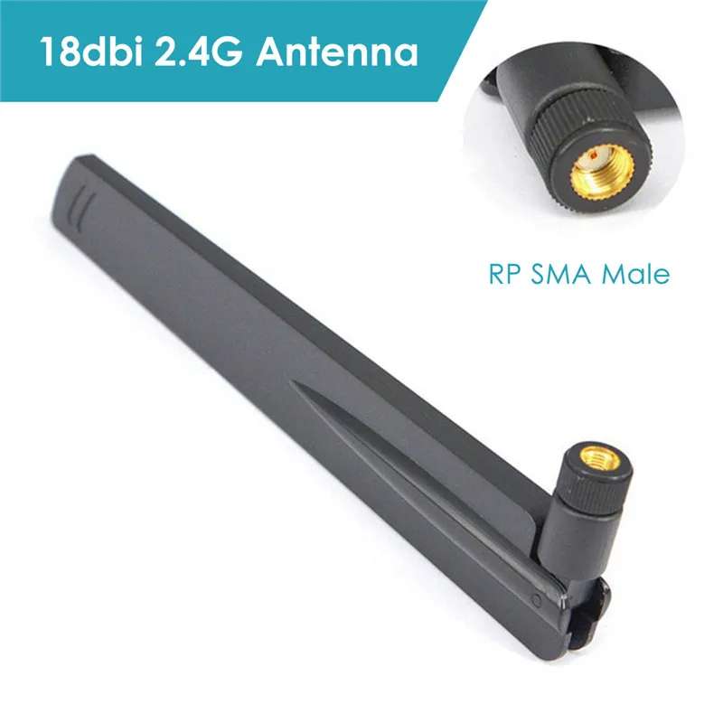 SOONHUA 2.4GHz WiFi Antenna Universal 18 dbi Aerial RP-SMA Male Connector Wireless WLAN Router Antennas Amplifier Signal Booster
SOONHUA 2.4GHz WiFi Antenna Universal 18 dbi Aerial RP-SMA Male Connector Wireless WLAN Router Antennas Amplifier Signal Booster