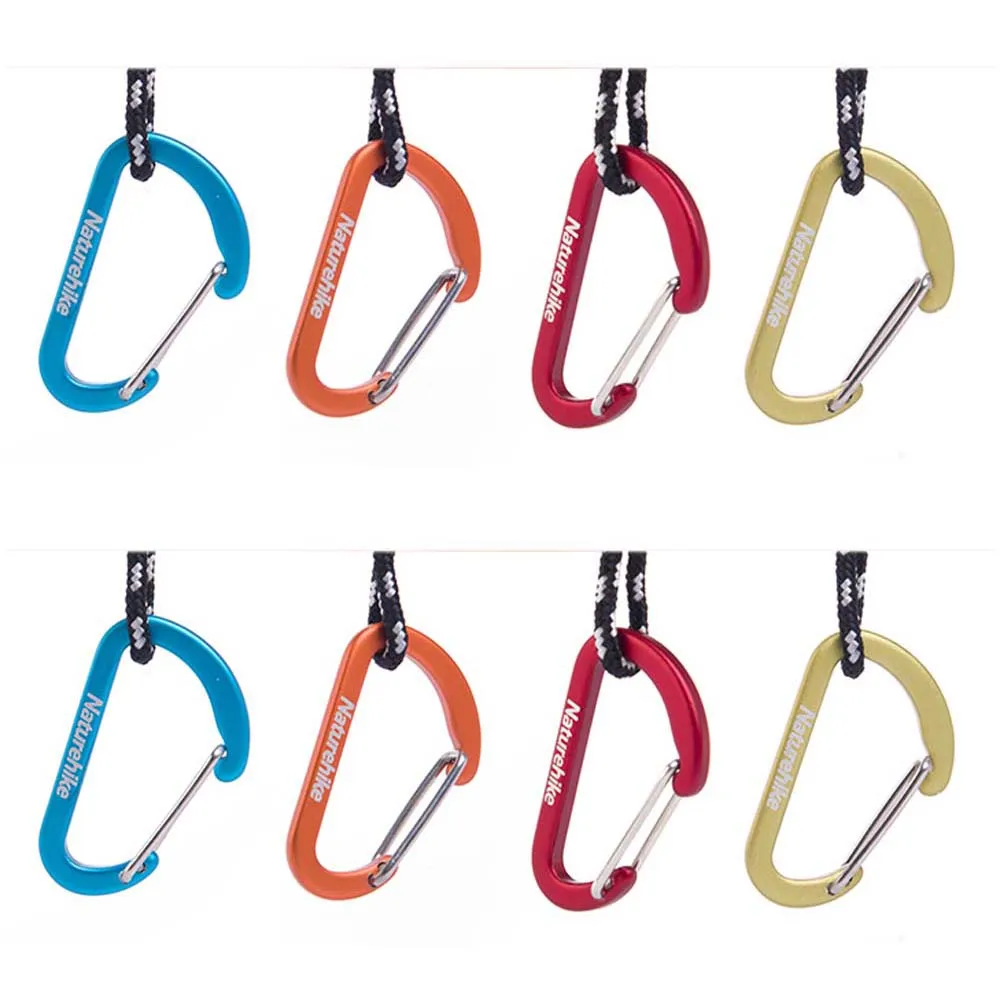 10pcs/Lot Naturehike Aluminum Alloy Carabiner Outdoor Camping Hiking 4cm D Shape Mountaineering Buckle Flat Hanging Buckle Hook
10pcs/Lot Naturehike Aluminum Alloy Carabiner Outdoor Camping Hiking 4cm D Shape Mountaineering Buckle Flat Hanging Buckle Hook