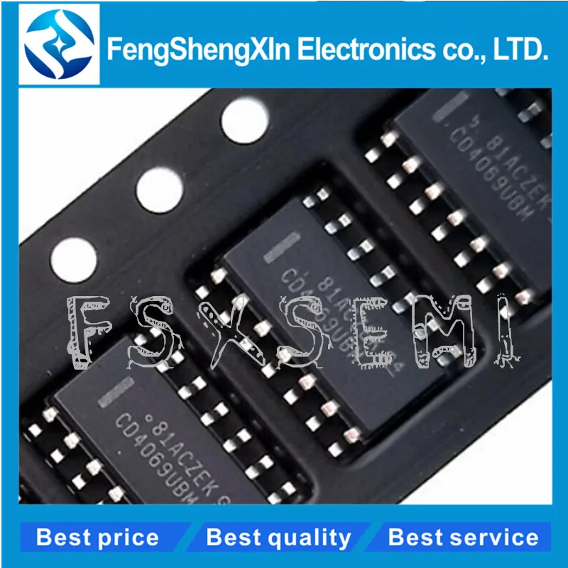 10 шт./лот Новый CD4069UBM SOP-14 CD4069 CD4069BM HEF4069 HEF4069UBT CMOS шестигранный Инвертор IC |