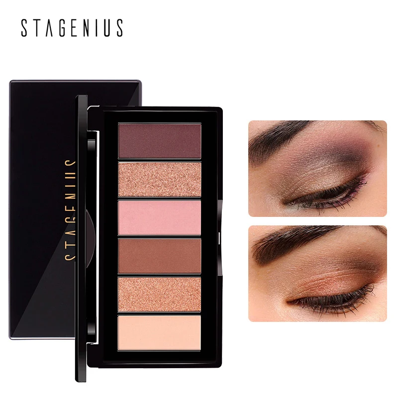 STAGENIUS Waterproof 6 Colors Shadow Palette Eyeshadow Makeup Natural Matte Eyeshadow Professional Make Up Cosmetic LongLasting
STAGENIUS Waterproof 6 Colors Shadow Palette Eyeshadow Makeup Natural Matte Eyeshadow Professional Make Up Cosmetic LongLasting