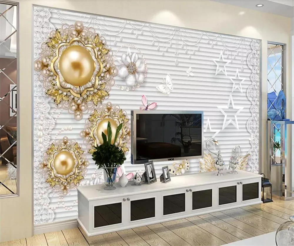beibehang Custom large wallpaper 3d photo mural modern minimalist atmosphere gold jewelry beautiful swan background wall paper
beibehang Custom large wallpaper 3d photo mural modern minimalist atmosphere gold jewelry beautiful swan background wall paper