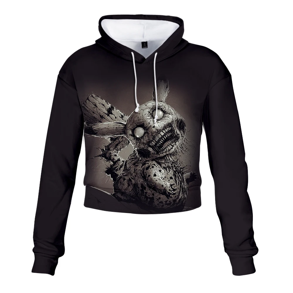 Horror version stimulates gray theme Pokemon Pikachu Women Pullovers Navel Hoodies Sweatshirt Cool Popular Stylish Hoodies Cloth
Horror version stimulates gray theme Pokemon Pikachu Women Pullovers Navel Hoodies Sweatshirt Cool Popular Stylish Hoodies Cloth