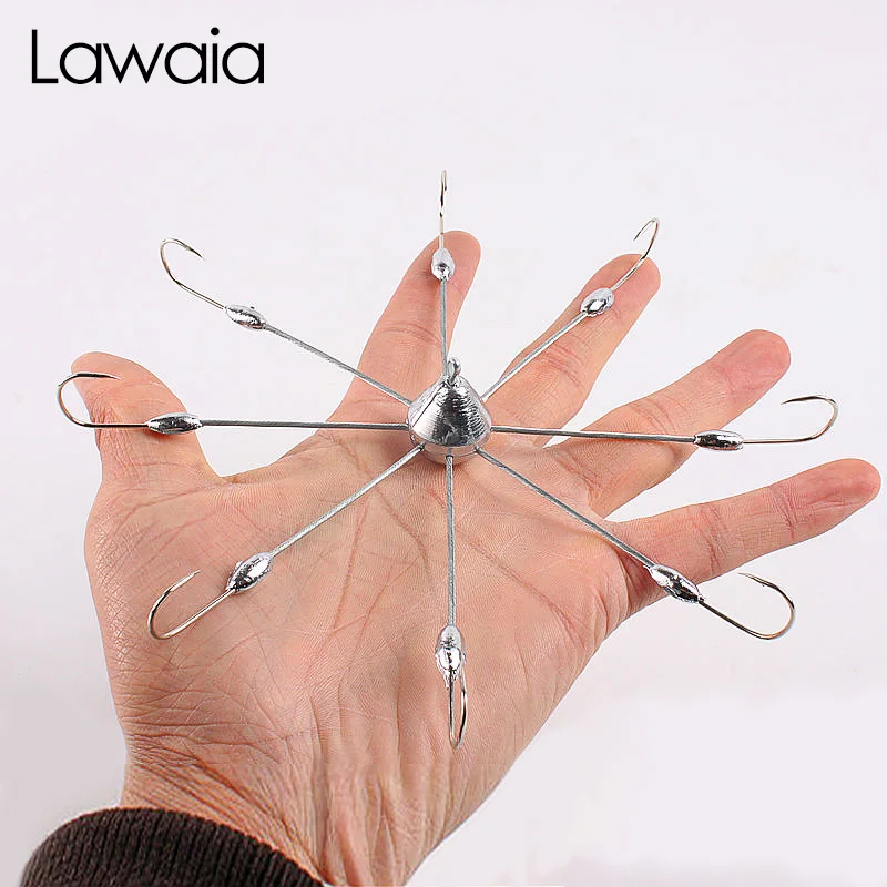 Lawaia Vietnam Anchor Hook Enhanced Version Of The Eight-claw Anchor Hook Casting Lead Pendant Spider Hook Fishing Supplies Gear
Lawaia Vietnam Anchor Hook Enhanced Version Of The Eight-claw Anchor Hook Casting Lead Pendant Spider Hook Fishing Supplies Gear
