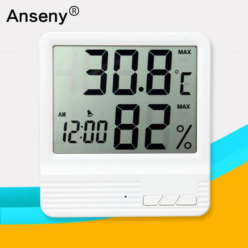 Thermometer Hygrometer CX-301 Electronic Temperature Humidity Meter Clock Weather Station Tester With Clock & calendar function
Thermometer Hygrometer CX-301 Electronic Temperature Humidity Meter Clock Weather Station Tester With Clock & calendar function