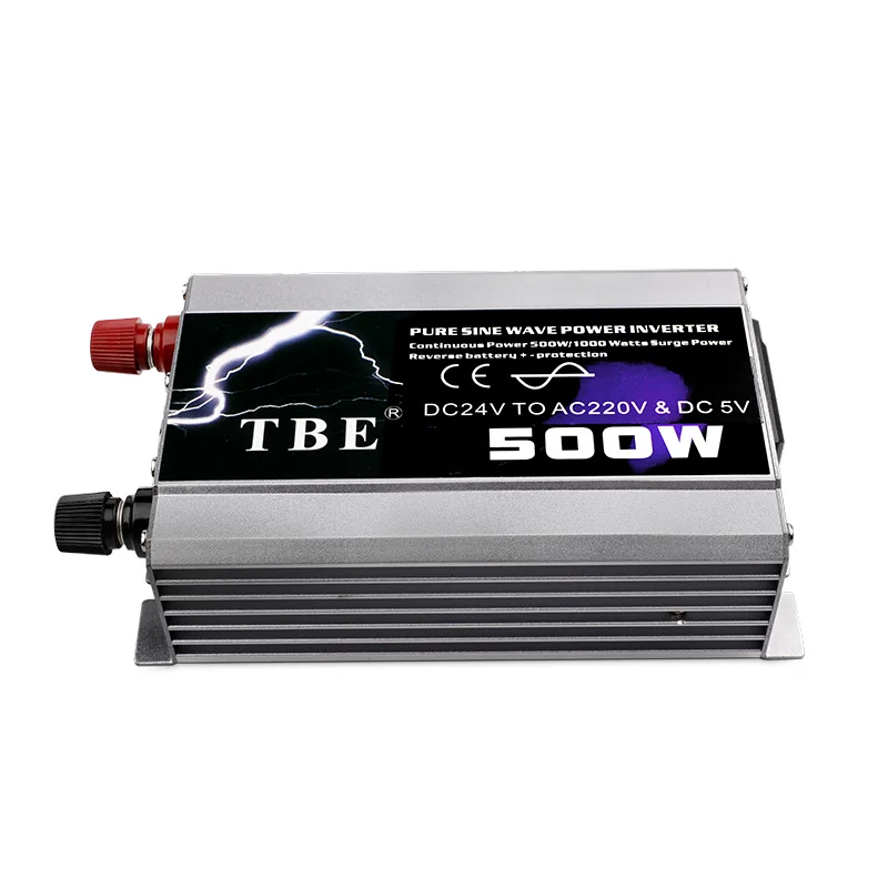 500W Pure Sine Wave Car Inverter DC 12V/24V TO AC 220V Auto Power Converter Solar Inverter Peak Power 1000W
500W Pure Sine Wave Car Inverter DC 12V/24V TO AC 220V Auto Power Converter Solar Inverter Peak Power 1000W