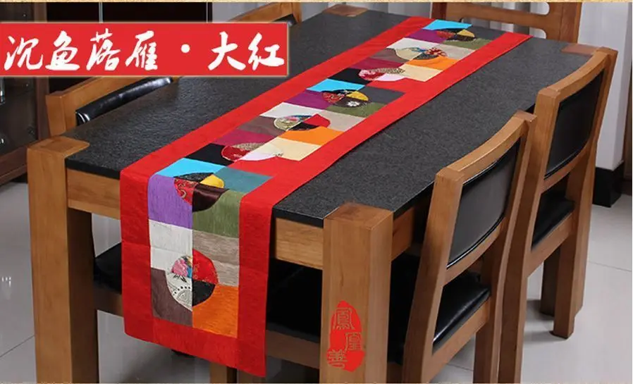200*33cm Noble Chinese Vintage Mixed Silk&Brocade Square Pattern red Table Runner Bed Flag
200*33cm Noble Chinese Vintage Mixed Silk&Brocade Square Pattern red Table Runner Bed Flag