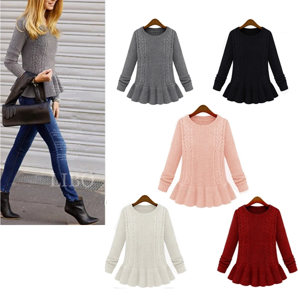 2019 Gaorui Spring New Woman Tops Autumn Female Sweater Coat Long Round Collar Loose Knit Women Sweater plus size
2019 Gaorui Spring New Woman Tops Autumn Female Sweater Coat Long Round Collar Loose Knit Women Sweater plus size