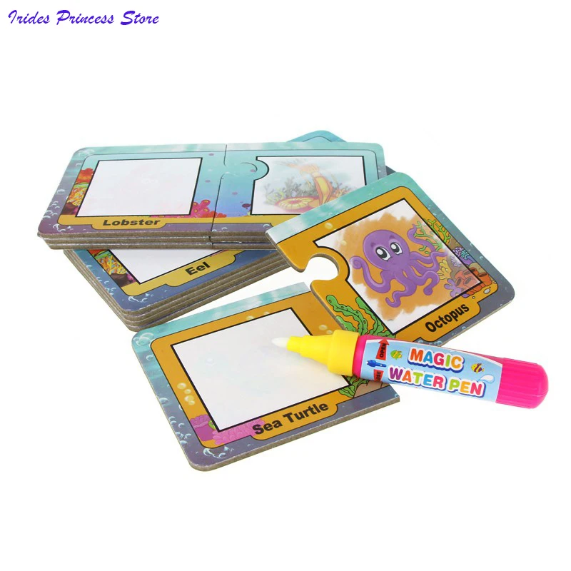Hot Sale Magic Kids Water Drawing Book with 1 Magic Pen / Intimate Coloring Book Water Painting Board Drawing Board Toys J2
Hot Sale Magic Kids Water Drawing Book with 1 Magic Pen / Intimate Coloring Book Water Painting Board Drawing Board Toys J2