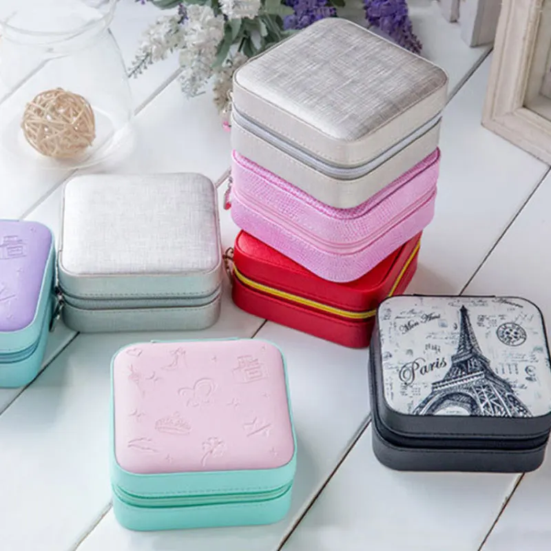 Mini Portable Jewelry Storage Box Earring Ring Necklace Accesories Organizer Travel Storage Case With Zipper For Women
Mini Portable Jewelry Storage Box Earring Ring Necklace Accesories Organizer Travel Storage Case With Zipper For Women