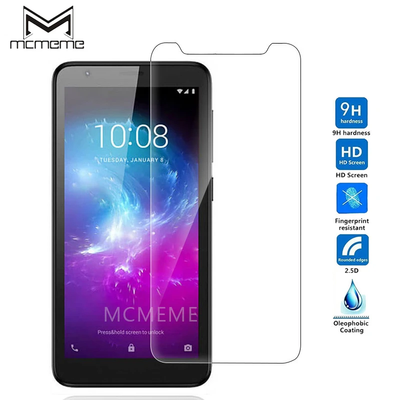 MCMEME For ZTE Blade L8 Tempered Glass Screen Protector For ZTE Blade A3 2019 Glass Protective Film Anti-Scratch
MCMEME For ZTE Blade L8 Tempered Glass Screen Protector For ZTE Blade A3 2019 Glass Protective Film Anti-Scratch