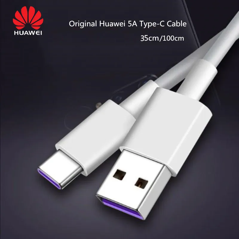 Original Huawei P30 Supercharge 5A USB 3.1 Type C Cable Fast Charge Data Line For P20 Mate 20 Pro Honor 20 10 9 V10 P9 P10 Plus
Original Huawei P30 Supercharge 5A USB 3.1 Type C Cable Fast Charge Data Line For P20 Mate 20 Pro Honor 20 10 9 V10 P9 P10 Plus