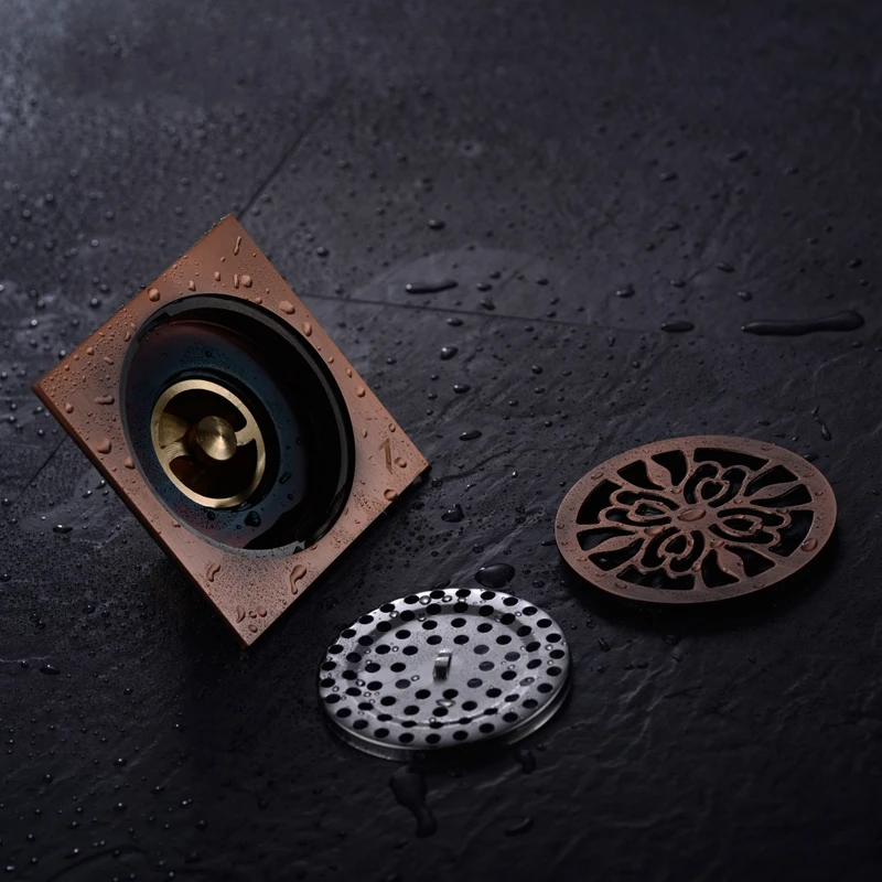 New high quality Red bronze brass antique copper 100x 100mm square anti-odor floor drain bathroom shower drain
New high quality Red bronze brass antique copper 100x 100mm square anti-odor floor drain bathroom shower drain