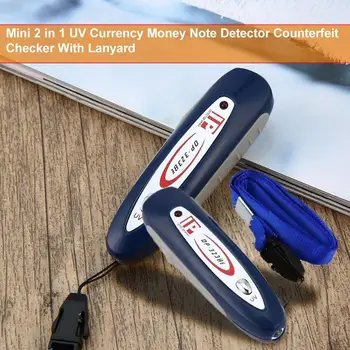 Portable Mini 2 in 1 UV Currency Money Note Detector Counterfeit Checker With Lanyard Magnetic Detector Keychain
Portable Mini 2 in 1 UV Currency Money Note Detector Counterfeit Checker With Lanyard Magnetic Detector Keychain