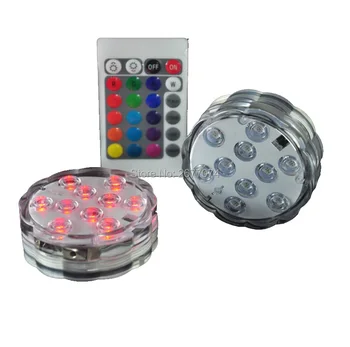 Multi Color 10LED Waterproof Party Lamp New Underwater Wireless Remote Control Led Multi Color Spotlight5050 RGB Multicolor 1set
Multi Color 10LED Waterproof Party Lamp New Underwater Wireless Remote Control Led Multi Color Spotlight5050 RGB Multicolor 1set