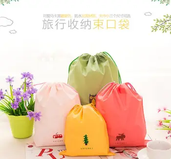 200pcs/lot Waterproof Drawstring Bag Wash Pouch Cartoon Travel Luggage Bags Clothes Storage Shoe Organizer Cosmetic Make Up Case
200pcs/lot Waterproof Drawstring Bag Wash Pouch Cartoon Travel Luggage Bags Clothes Storage Shoe Organizer Cosmetic Make Up Case