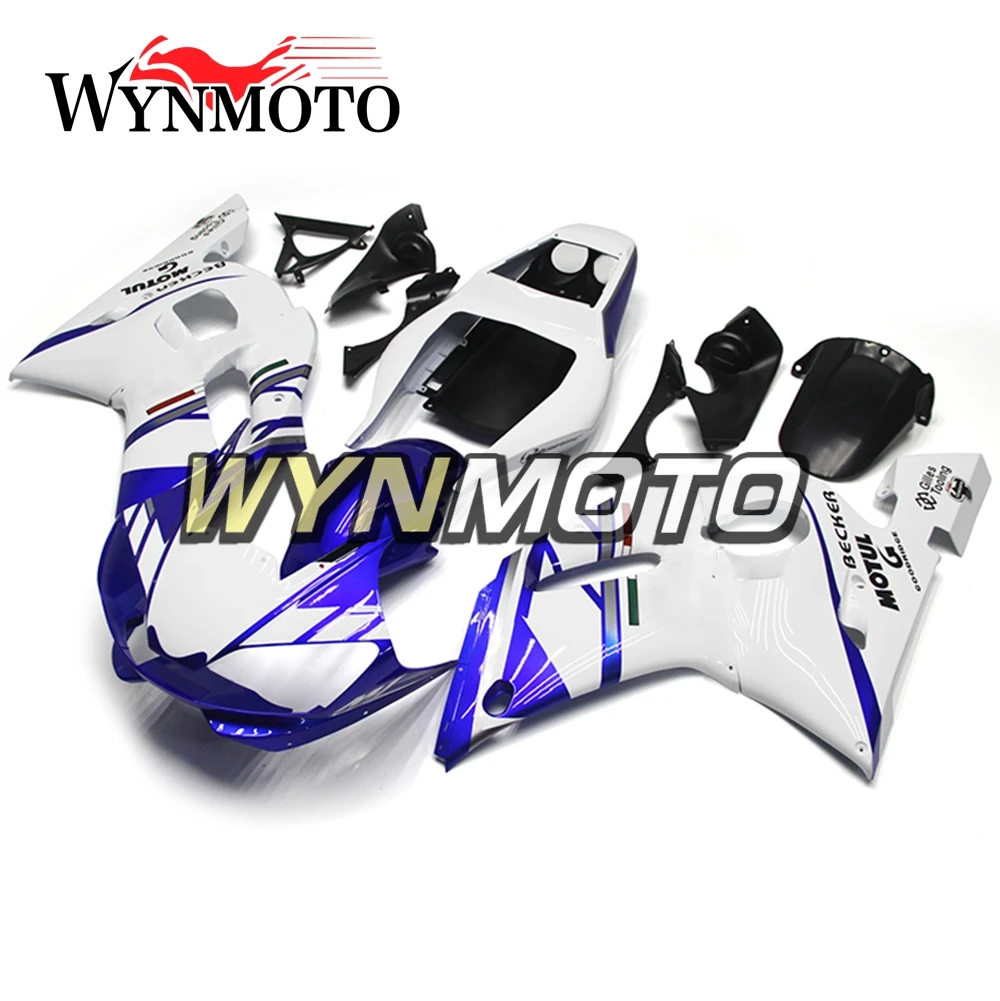 Complete Fairings Kit For Yamaha R6 1998-2002 98 99 00 01 02 Year Injection ABS Plastics Bodywork Cowlings White Blue Lines Hull
Complete Fairings Kit For Yamaha R6 1998-2002 98 99 00 01 02 Year Injection ABS Plastics Bodywork Cowlings White Blue Lines Hull