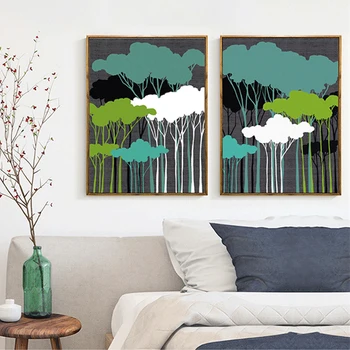 HAOCHU Nordic Abstract Forest Trees Art Wall Poster Canvas Painting for Living Room Bedroom Wall Murals Decor Craft No Frame 
HAOCHU Nordic Abstract Forest Trees Art Wall Poster Canvas Painting for Living Room Bedroom Wall Murals Decor Craft No Frame