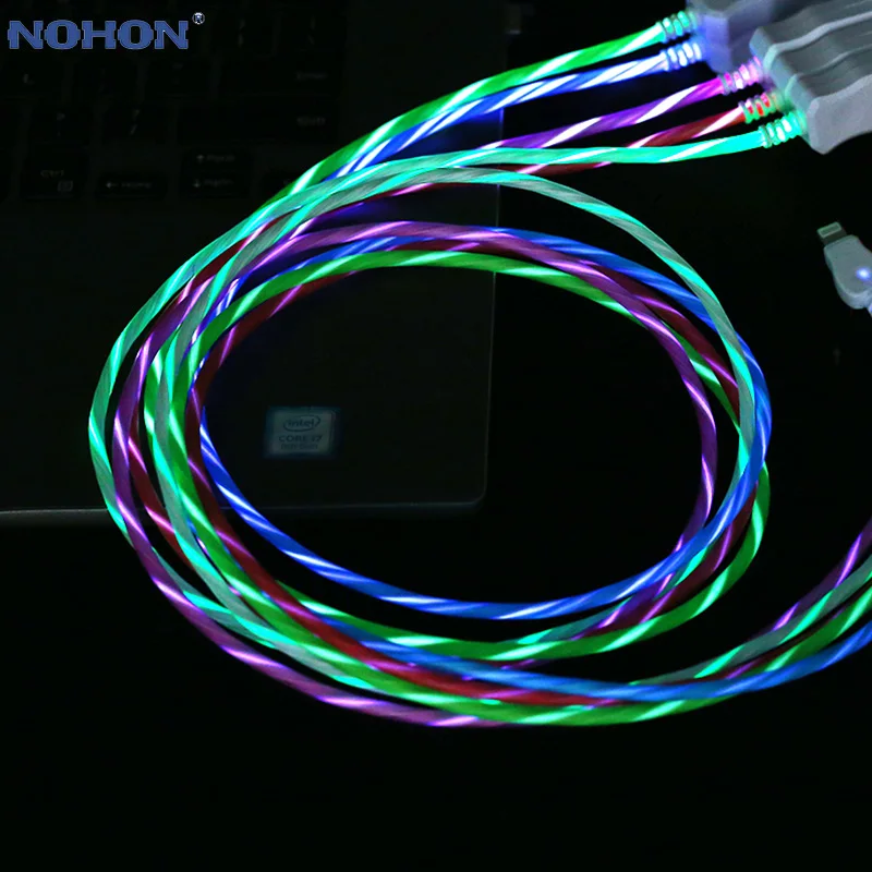 LED Glow Flowing Data USB Charger Charge Cable for iPhone 6S 6 S 7 8 Plus X XR XS Max 5 5S SE iPad Phone origin long wire Cord
LED Glow Flowing Data USB Charger Charge Cable for iPhone 6S 6 S 7 8 Plus X XR XS Max 5 5S SE iPad Phone origin long wire Cord