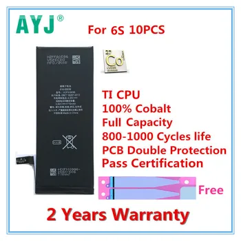 AYJ Wholesale 10PCS/Lot Phone Battery for iPhone 6S 1715mAh 100% Test 0 cycle Replacement Bateria
AYJ Wholesale 10PCS/Lot Phone Battery for iPhone 6S 1715mAh 100% Test 0 cycle Replacement Bateria