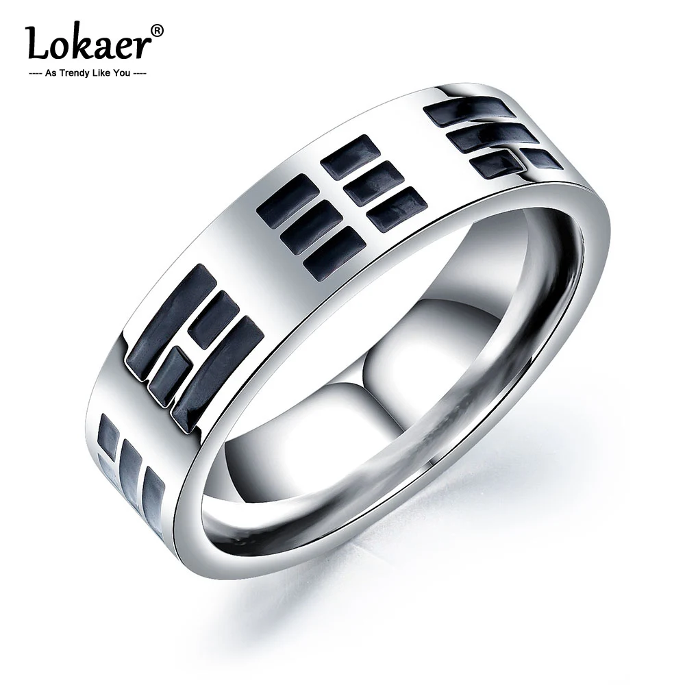 Lokaer Religious Punk Gossip Men's Titanium Stainless Steel Rings Vintage Yin Yang Tai Chi Male Single Ring Jewelry OGJ656
Lokaer Religious Punk Gossip Men's Titanium Stainless Steel Rings Vintage Yin Yang Tai Chi Male Single Ring Jewelry OGJ656