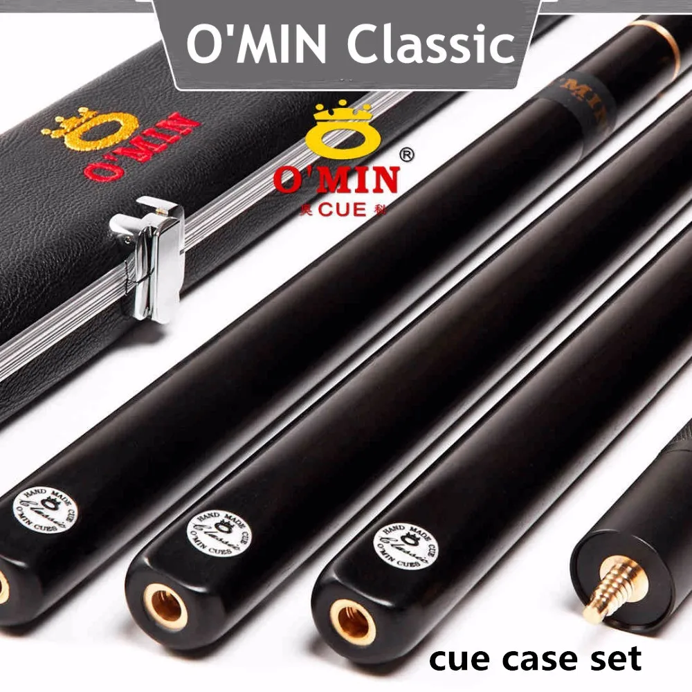 O'MIN Snooker Cue, Model Classic,High Level, 145cm Length Cue Tip 9.8mm, 3/4 Jointed cues, Handmade Billiard Stick,Free Shipping
O'MIN Snooker Cue, Model Classic,High Level, 145cm Length Cue Tip 9.8mm, 3/4 Jointed cues, Handmade Billiard Stick,Free Shipping