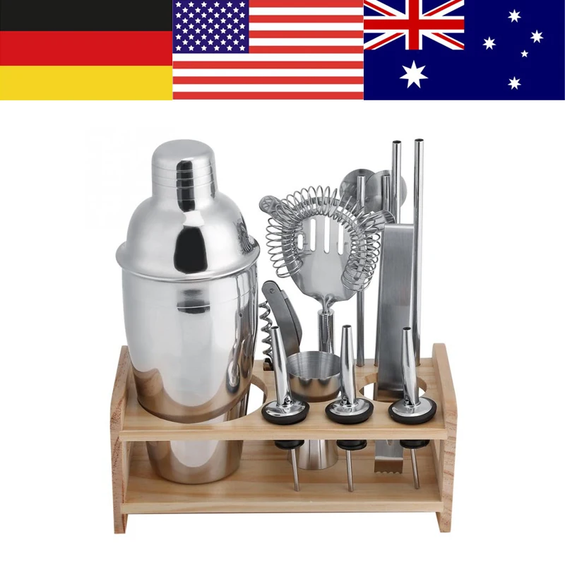 Professional Bartender Set 12Pcs 550ml Cocktail Shaker Set Hand Shaker Drink Fancy Jug Wine Mixer Party Bar Set
Professional Bartender Set 12Pcs 550ml Cocktail Shaker Set Hand Shaker Drink Fancy Jug Wine Mixer Party Bar Set