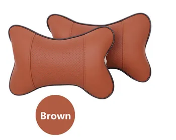 New 2pcs Top Layer Leather Car Headrest Headrest For ALFA ROMEO 147 159 156 stickers mito giulietta gt emblem 166 Car styling
New 2pcs Top Layer Leather Car Headrest Headrest For ALFA ROMEO 147 159 156 stickers mito giulietta gt emblem 166 Car styling