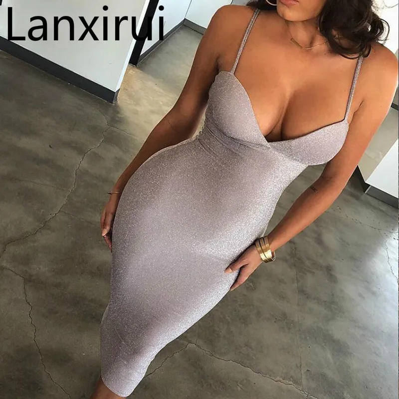 Sexy Glittering Spaghetti Strap Bodycon Midi Dress Women Summer Pink Dress Basic Club Sexy Party Dresses Vestidos
Sexy Glittering Spaghetti Strap Bodycon Midi Dress Women Summer Pink Dress Basic Club Sexy Party Dresses Vestidos