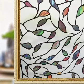 45*100cm Color leaf pattern Opaque Stained Frosted Window Films Vinyl Static Cling Self adhesive Privacy Glass Stickers
45*100cm Color leaf pattern Opaque Stained Frosted Window Films Vinyl Static Cling Self adhesive Privacy Glass Stickers