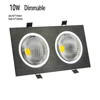 1pcs/lot 10w dimmable Recessed Double Head Cob Led Downlight Led Spot Light Led Ceiling Down Light Lamp
1pcs/lot 10w dimmable Recessed Double Head Cob Led Downlight Led Spot Light Led Ceiling Down Light Lamp