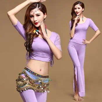 New Sexy Women Belly Dance Costumes 2Pcs 3Pcs Set Modal Top Skirt Belt Bollywood Long Gypsy Performance Belly Clothes Set FF6133
New Sexy Women Belly Dance Costumes 2Pcs 3Pcs Set Modal Top Skirt Belt Bollywood Long Gypsy Performance Belly Clothes Set FF6133
