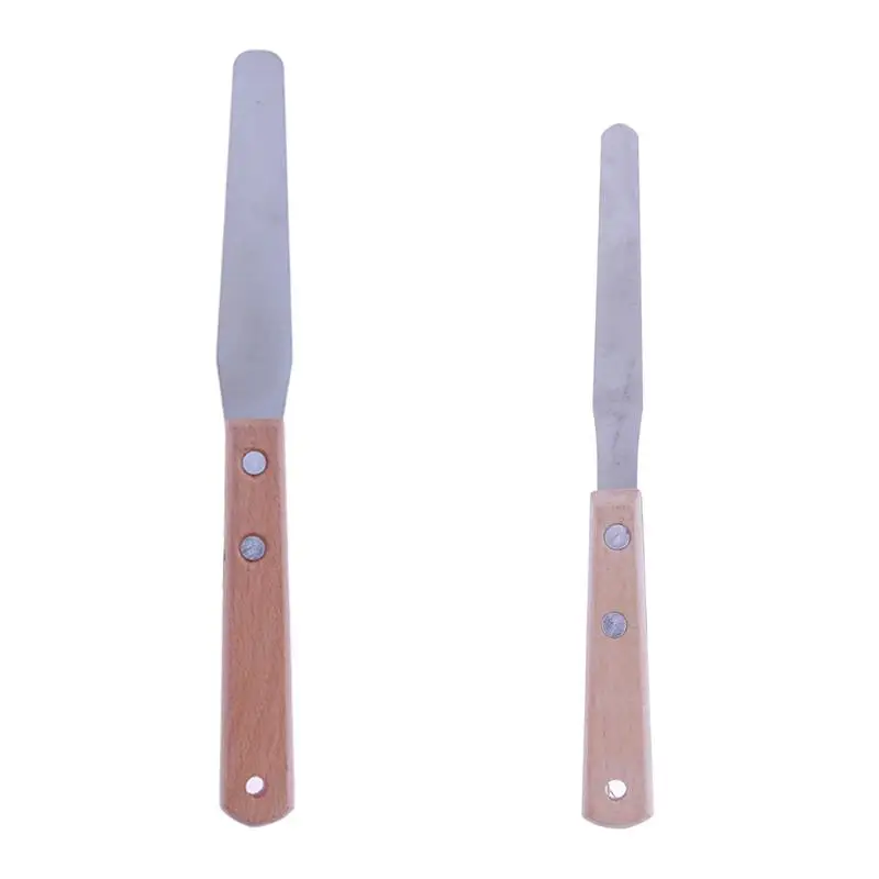 Professional Stainless Steel Artist Painting Palette Knife Kit Flat Spatula Paint Art Craft practical Metal Knives Wood Handle
Professional Stainless Steel Artist Painting Palette Knife Kit Flat Spatula Paint Art Craft practical Metal Knives Wood Handle