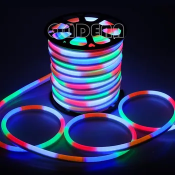 RGB LED Flex Neon Light 2-wires With 80led/m AC110V 220V RGB LED Flex Tube Light CE RoHS Free Shipping 10m/roll
RGB LED Flex Neon Light 2-wires With 80led/m AC110V 220V RGB LED Flex Tube Light CE RoHS Free Shipping 10m/roll