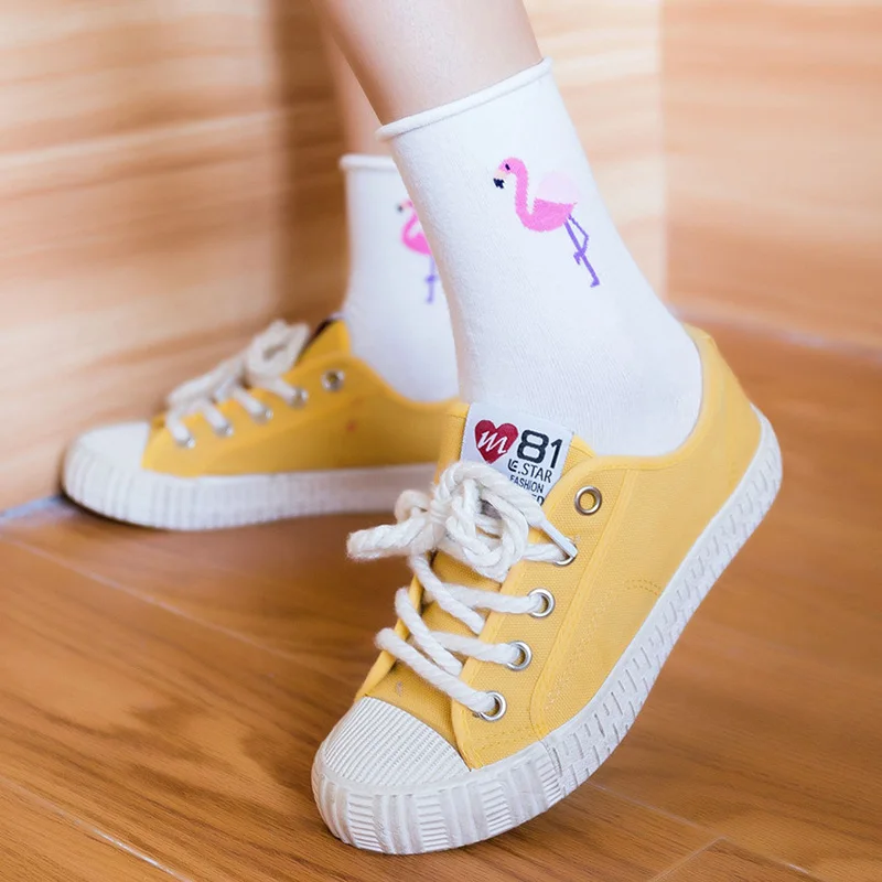 Women Cartoon animal Cotton Socks Flamingo Art Female Character Patterend Short Cute Socks Hipster Fashion Animal Print Ankle So
Women Cartoon animal Cotton Socks Flamingo Art Female Character Patterend Short Cute Socks Hipster Fashion Animal Print Ankle So