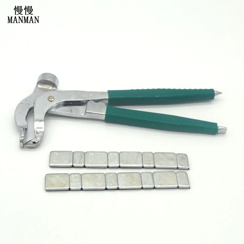 Image 1pc chromium vanadium steel multi function balancing clamp wheel counterbalance with two galvanized balance blocks