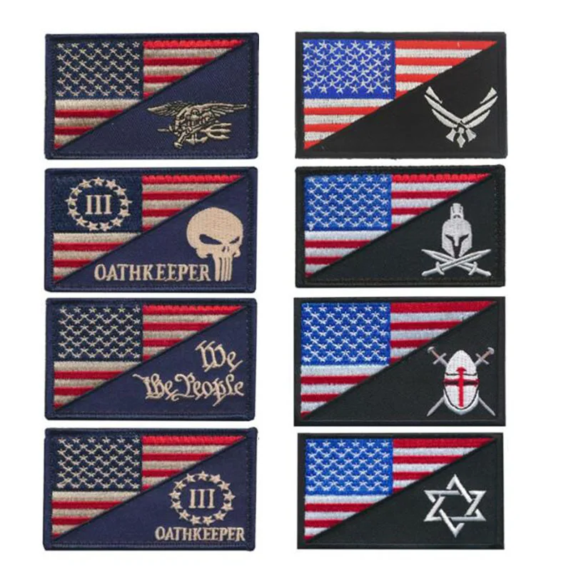 Embroidered Patch American Flag And Punisher Skull Patch 3D Embroidery Magic Patch Paper Wrap Hat Jeans Epaulettes Buckle Stripe
Embroidered Patch American Flag And Punisher Skull Patch 3D Embroidery Magic Patch Paper Wrap Hat Jeans Epaulettes Buckle Stripe