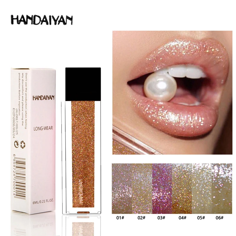 Promotion HANDAIYAN Shimmer Lipgloss Makeup Long Lasting Matte Liquid Lipstick Red Lips Waterproof Metallic Lip Gloss Cosmetics
Promotion HANDAIYAN Shimmer Lipgloss Makeup Long Lasting Matte Liquid Lipstick Red Lips Waterproof Metallic Lip Gloss Cosmetics