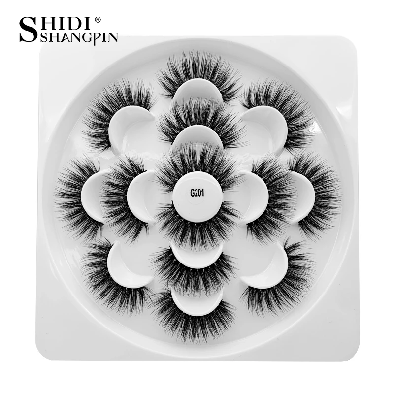SHIDISHANGPIN 7 Pairs False Eyelashes Natural 3d Mink Lashes Volume Fake Lashes Thick Wispy Fluffy Mink Eyelashes Maquiagem
SHIDISHANGPIN 7 Pairs False Eyelashes Natural 3d Mink Lashes Volume Fake Lashes Thick Wispy Fluffy Mink Eyelashes Maquiagem