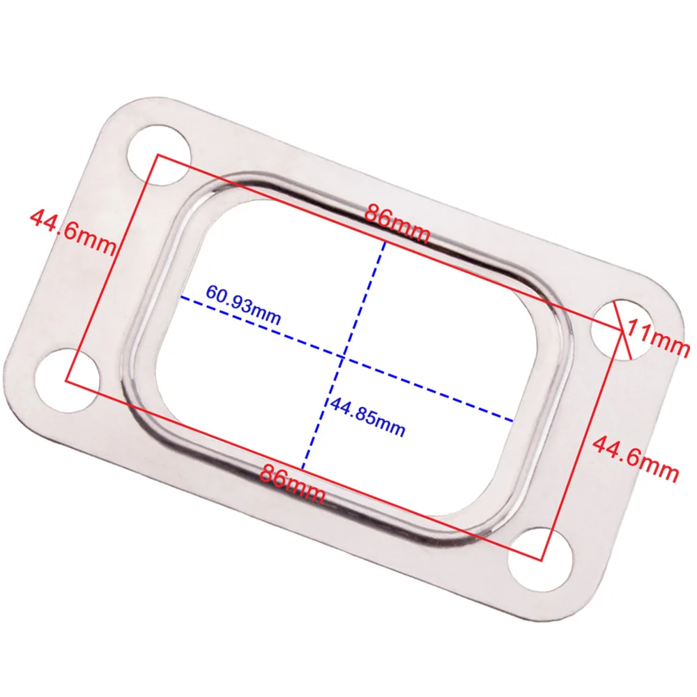 2 PCS Universal Turbo Gasket T3 Flange for T3 T3/T4 T35 T38 GT35 GT35R 2 PCS Universal Turbo Gasket T3 Flange for T3 T3/T4 T35 T38 GT35 GT35R