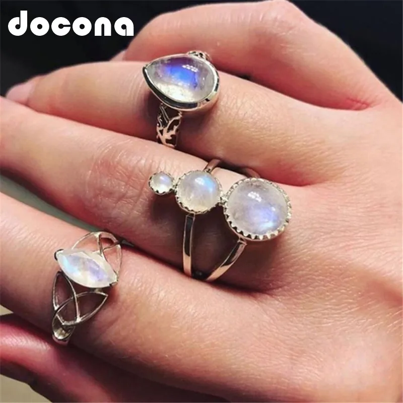 docona Vintage Silver Color Opal Knuckle Midi Ring Set for Women Colorful Rhinestone Finger Rings 3pcs/1set Anillos 6793
docona Vintage Silver Color Opal Knuckle Midi Ring Set for Women Colorful Rhinestone Finger Rings 3pcs/1set Anillos 6793