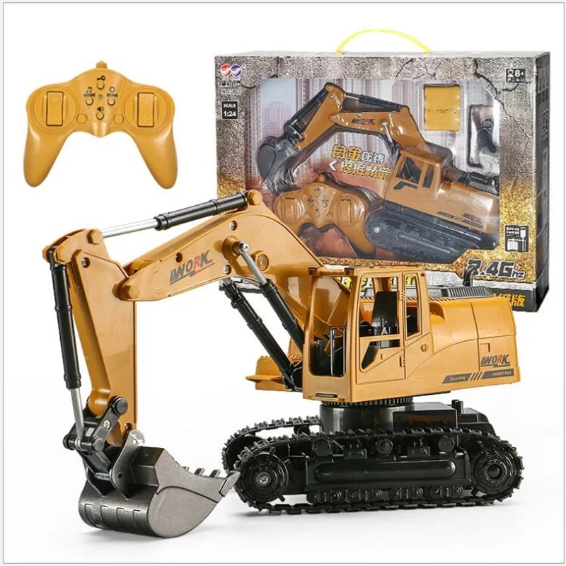 8CH Simulation RC excavator toys with Music and light Children's Boys RC truck toys Kids gifts RC Engineering car tractor
8CH Simulation RC excavator toys with Music and light Children's Boys RC truck toys Kids gifts RC Engineering car tractor