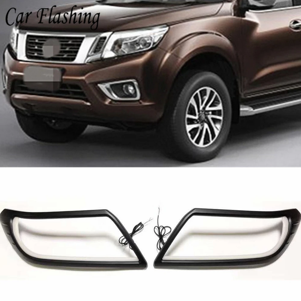 1Pair 12V LED Daytime Running Light DRL For Nissan Navara NP300 2015 2016 2017 2018 2019 headlight cover headlamp cover
1Pair 12V LED Daytime Running Light DRL For Nissan Navara NP300 2015 2016 2017 2018 2019 headlight cover headlamp cover