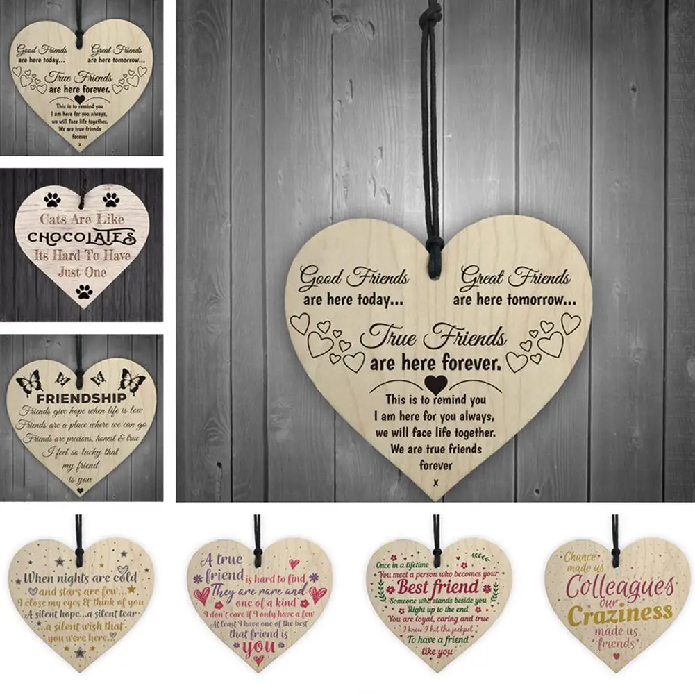 DSstyles Small Loving Heart Shape Hanging Pendant Home Door Decor Crafts Wall Hanging Wooden Graved Letter Pendants
DSstyles Small Loving Heart Shape Hanging Pendant Home Door Decor Crafts Wall Hanging Wooden Graved Letter Pendants