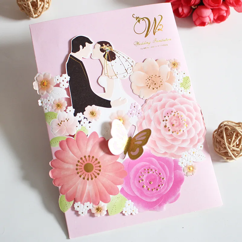 Big Flowers Creative Laser Cutout Wedding Party Invitation Engagement Valentine's Day Marriage Anniversary Special Day card
Big Flowers Creative Laser Cutout Wedding Party Invitation Engagement Valentine's Day Marriage Anniversary Special Day card