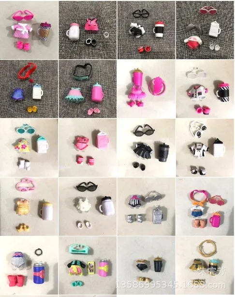 Four Pcs Original Beautiful Doll Clothes DIY LoL Big Doll Image Toy Accessories Full Set of Clothes Shoes Baby Bottles Head
Four Pcs Original Beautiful Doll Clothes DIY LoL Big Doll Image Toy Accessories Full Set of Clothes Shoes Baby Bottles Head